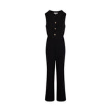 Morgan De Toi Black Polyester Jumpsuit