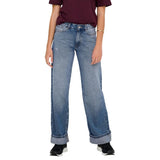 Only Blue Cotton Relaxed Fit Jeans