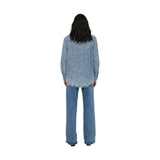 Only Light Blue Cotton Blouse