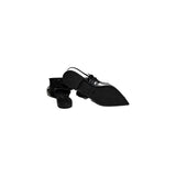 PINKO Black Leather Ballet Flats