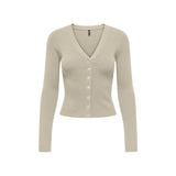 Only Beige Viscose Cardigan