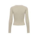 Only Beige Viscose Cardigan