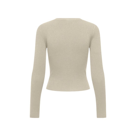 Only Beige Viscose Cardigan