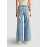 Only Light Blue Cotton Mom Jeans