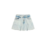 Desigual Blue Cotton Mini Skirt