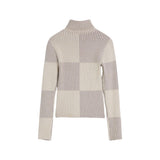 Desigual Beige Viscose Turtleneck