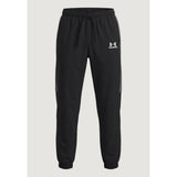 Under Armour Black And White Polyester Joggers (Workout Pants)