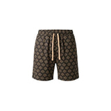 Gianni Lupo Black Cotton Bermuda Shorts