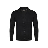 Gianni Lupo Black Viscose Cardigan