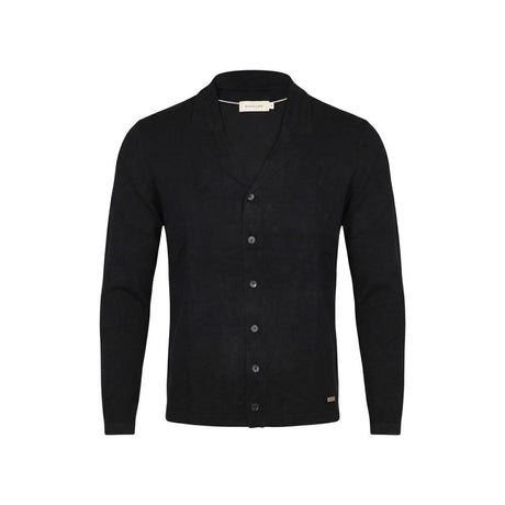 Gianni Lupo Black Viscose Cardigan