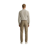 Gianni Lupo Beige Polyester Skinny Pants
