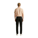 Gianni Lupo Black Polyester Skinny Pants