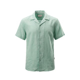 Gianni Lupo Green Linen Shortsleeve Shirt