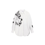 Desigual White Cotton Blouse