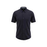 Armani Exchange Blue Polyamide Shortsleeve Shirt
