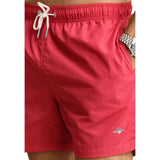 Gant Red Recycled Polyamide Swim Shorts