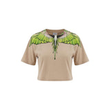 County of Milan Beige Cotton T-Shirt