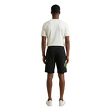 County of Milan Black Cotton Bermuda Shorts