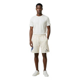 County of Milan Cream Cotton Bermuda Shorts