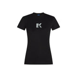 Karl Lagerfeld Black Cotton T-Shirt