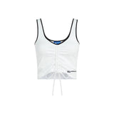 Karl Lagerfeld White Viscose Top