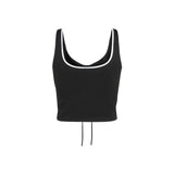 Karl Lagerfeld Black Viscose Top