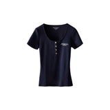 Guess Blue Viscose T-Shirt