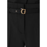 Guess Black Viscose Casual Pants