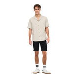 Only & Sons Beige Cotton Shortsleeve Shirt