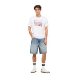 Only & Sons Light Blue Organic Cotton Bermuda Shorts