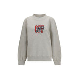 Off-White Gray Cotton Sweatshirt