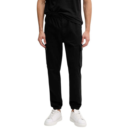 Calvin Klein Jeans Black Cotton Casual Pants