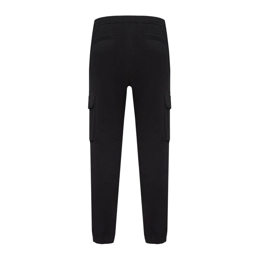 Calvin Klein Jeans Black Cotton Casual Pants