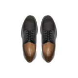 Calvin Klein Black Leather Oxfords And Derbies