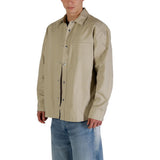 Calvin Klein Jeans Beige Cotton Full-Length Jacket