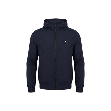 Calvin Klein Jeans Blue Recycled Polyester Full-Length Jacket