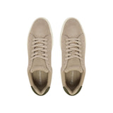 Calvin Klein Jeans Gray Leather Low Top Sneakers