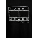 Tommy Hilfiger Jeans Black Recycled Cotton T-Shirt