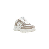 Armani Exchange Brown Polyamide Athletic Sneakers