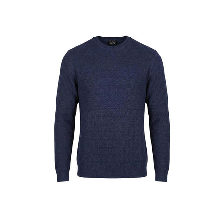 Armani Exchange Blue Viscose Sweatshirt