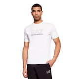 EA7 Emporio Armani White Cotton T-Shirt