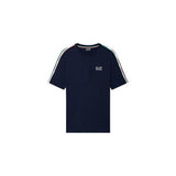 EA7 Emporio Armani Blue Cotton Sportswear