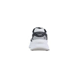 EA7 Emporio Armani Black And White Polyester Athletic Sneakers