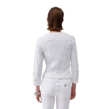 Liu Jo White Cotton Denim Jacket