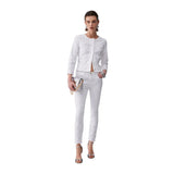 Liu Jo White Cotton Denim Jacket