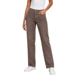 Guess Beige Lyocell Flared Pants