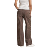 Guess Beige Lyocell Flared Pants