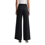 Guess Black Viscose Casual Pants