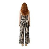 Guess Brown Polyester Jumpsuit