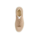 Guess Beige Suede Leather Low Top Sneakers